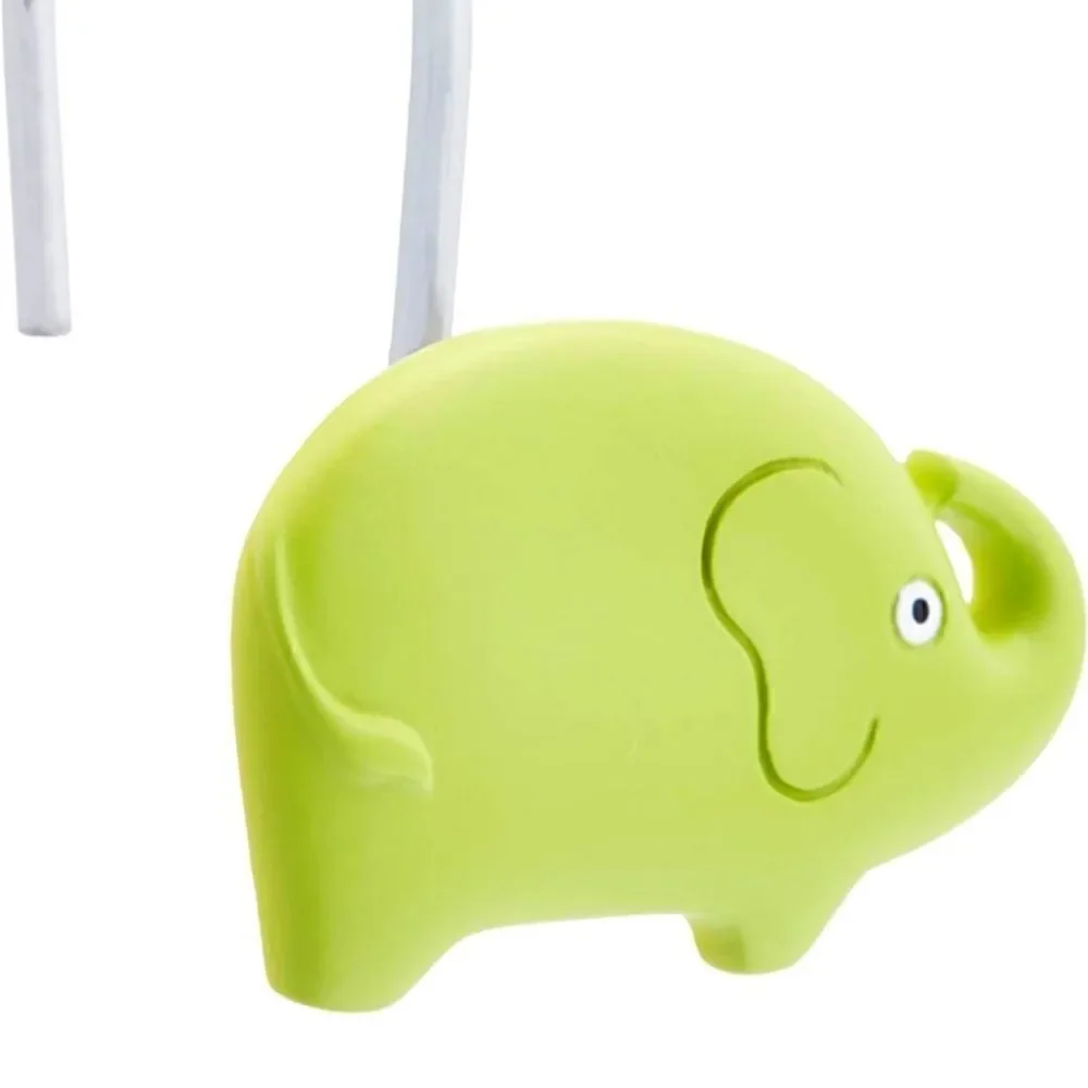Kids Decor Zoo Animals Shower Curtain Hooks. 12 NIP